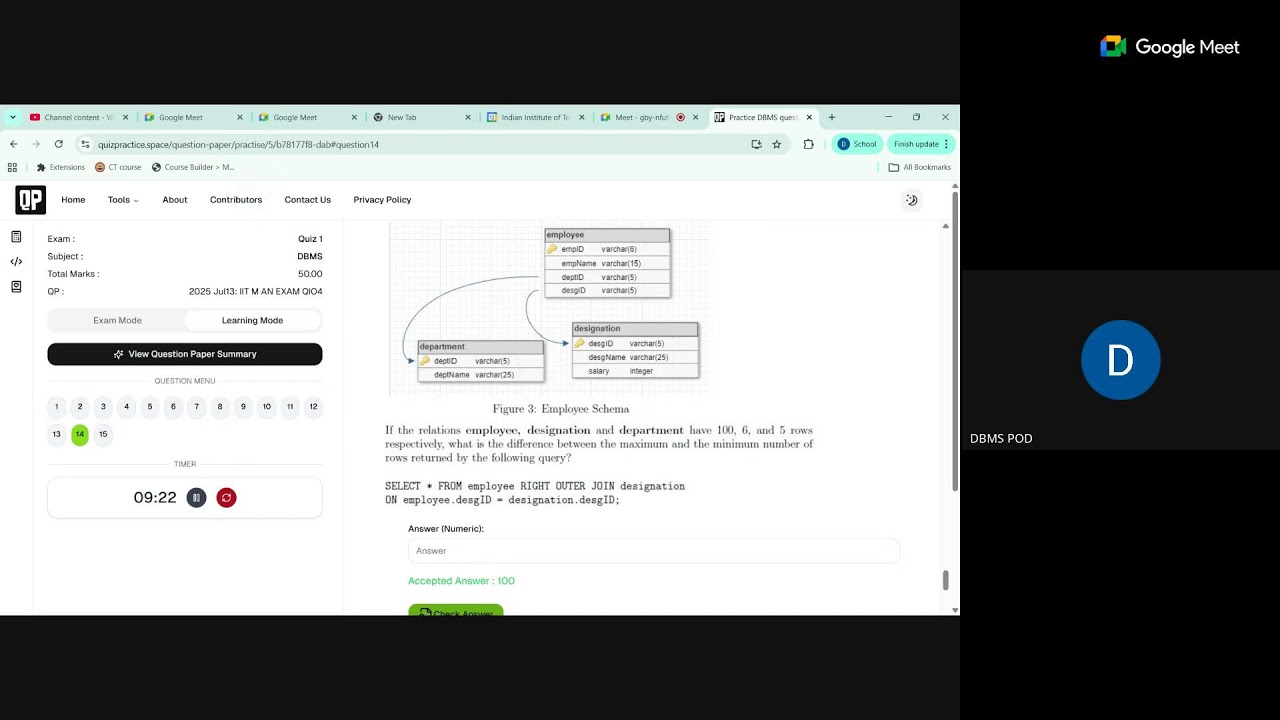 Quiz 1 Revision Session 1