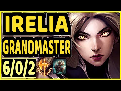SCARFACE (IRELIA) vs SYLAS - 6/0/2 KDA TOP GAMEPLAY - EUW Ranked GRANDMASTER