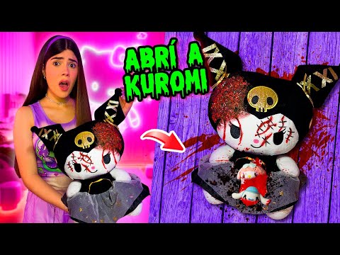 I opened a Kuromi plushie and it threatened me 💜💀 (Why did it talk to me??⚠️) | Ani Cat 😻
