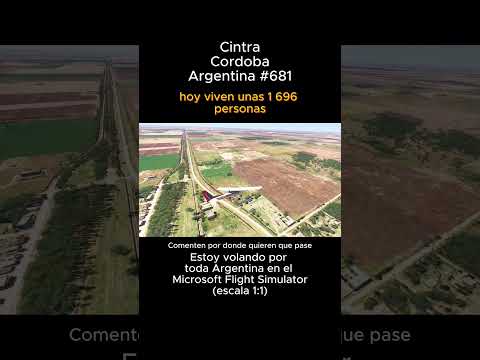 Cintra, Cordoba desde el Microsoft Flight Simulator #cintra #cordoba #msfs #joaha45 #argentina