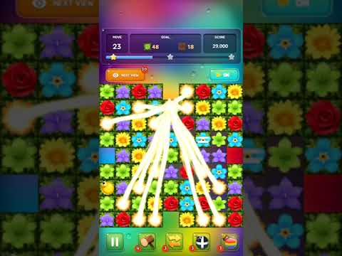 Flower Match Puzzle Video