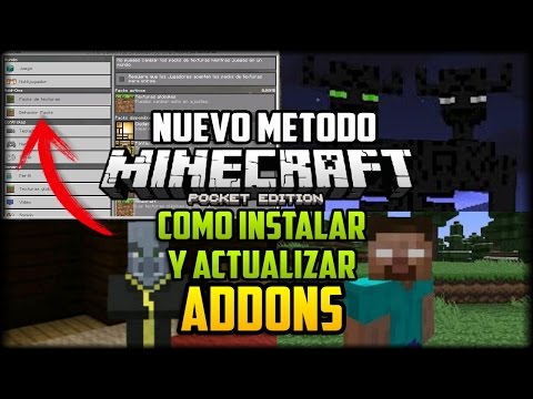 Nuevo Método Para Instalar y Actualizar Addons en Minecraft PE Video