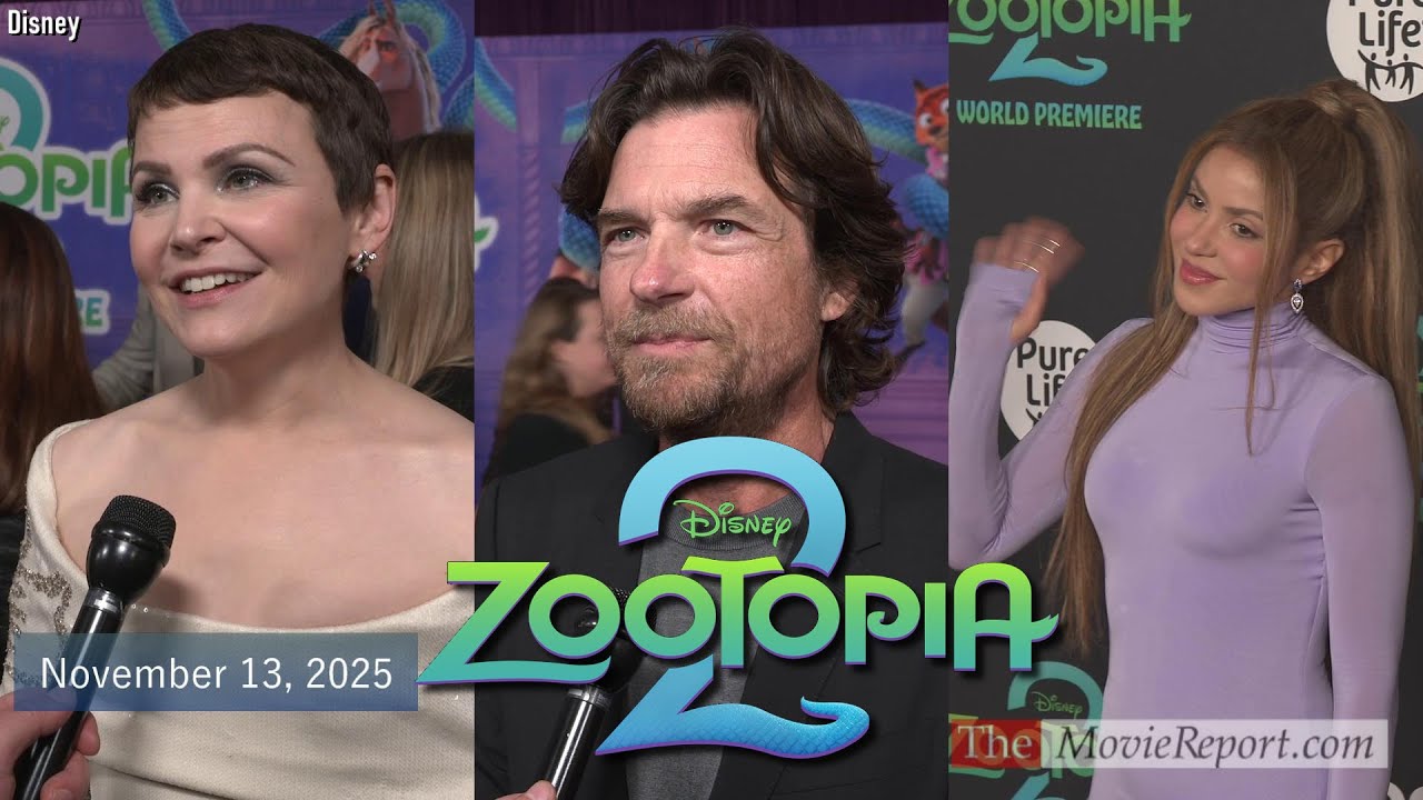 ZOOTOPIA 2 world premiere Ginnifer Goodwin, Jason Bateman, Shakira & cast - November 13, 2025 4K
