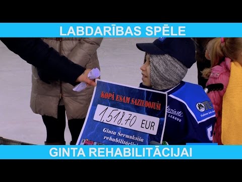Sporta Studija - Hk Rotas, Labdarības spēle Ginta rehabilitācijai