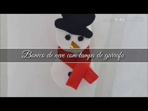 DIY: 🌲Enfeite de Natal com tampinha de garrafa pet | Faça Você Mesmo