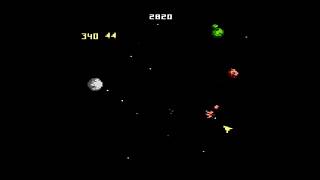 'Asteroids 7800' Game Capture from Evercade (Atari Collection 2 Cartridge)