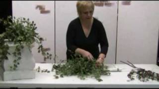 preview picture of video 'How To Design With Silk Flowers - Floral Design Series: Shelf/Cabinet Topper'