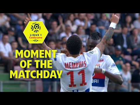 Depay's on fire! 4 assists & 1 goal as Lyon win 5-0 ! Week 32 / 2017-18