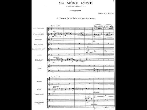 Maurice Ravel - Ma mère l'Oye/Mother Goose Suite (Orchestral Score Video)
