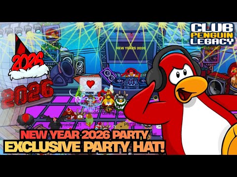 NEW YEAR 2026 PARTY! 🎉 DJ MAXX DANCE PARTY 🎆 | Club Penguin Legacy