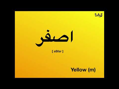 Colours | Levantine Arabic | Simple and Easy Arabic