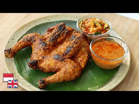 CUKUP Pakai Wajan! Resep AYAM BAKAR TALIWANG Khas Lombok: Lengkap Dengan Sambal Beberuk Terong.