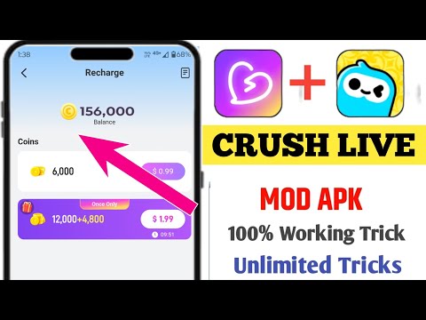Crush Live App Free Coins | Crush Live App Unlimited Coins Trick | Crush Live Hack Coins  Crush