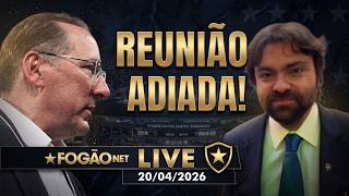 FOGÃONET LIVE: ASSEMBLEIA PARA DISCUTIR FUTURO DO BOTAFOGO É ADIADA APÓS AUSÊNCIA DOS SÓCIOS