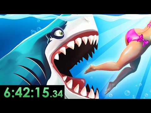 Hungry Shark World speedruns are pure insanity