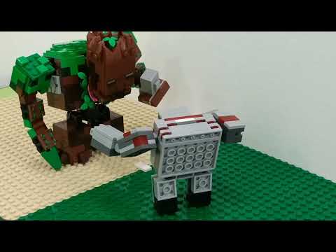 LEGO® Minecraft™ The Jungle Abomination  vs Redstone Golem