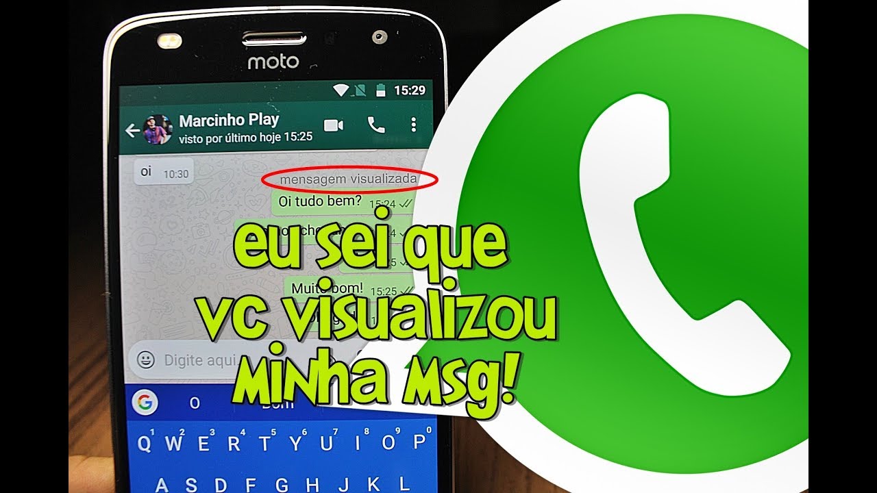 WhatsApp! Saiba se a pessoa VISUALIZOU MSG Enviada mesmo estando DESATIVADO Confirmações de Leitura