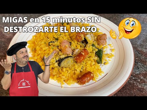 Migas murcianas en 15 MINUTOS 💪💪