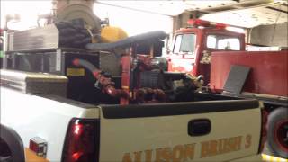 preview picture of video 'ALLISON NO. 2, VOLUNTEER FIRE CO., STATION 3, WALK AROUND OF BRUSH UNIT 3, IN ALLISON, PENNSYLVANIA.'