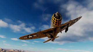 DCS P-47 PRACTICE TAKEOFF AND LANDING