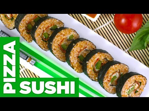 Pizza SUSHI!  – Eat The Pizza! #18