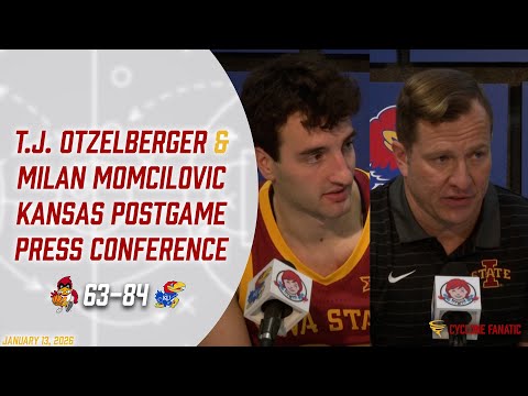 T.J. Otzelberger & Milan Momcilovic Kansas Postgame Press Conference