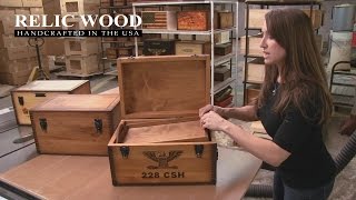 Custom Military Keepsake Box