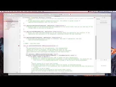 Intro To Core Data - Part 1 (The CoreData Stack)