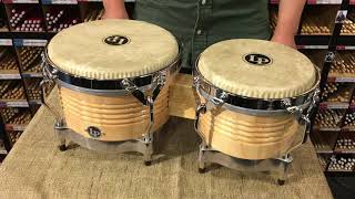 Video thumbnail for [どらむ村カスタム] LP Matador  Wood Bongos FIBERSKYN HEAD CUSTOM/ M201-AWC/ACT/ マタドール ウッドボンゴ ファイバースキン仕様 by Drum Shop ACT