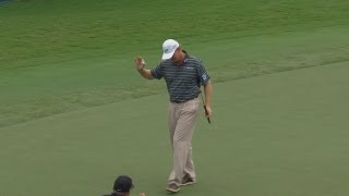 Ernie Els Converts the Strangest Two-Putt You'll Ever See (Wyndham Championship)