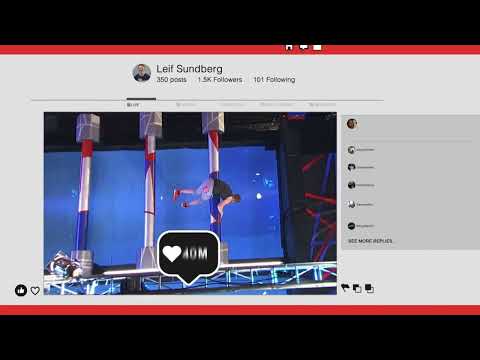 Leif Sundberg - Qualifying Fast Forward | American Ninja Warrior Season 14