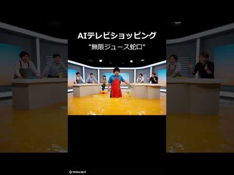 【AIテレビショッピング】無限ジュース蛇口 #ai #aiテレビショッピング #ネタ動画