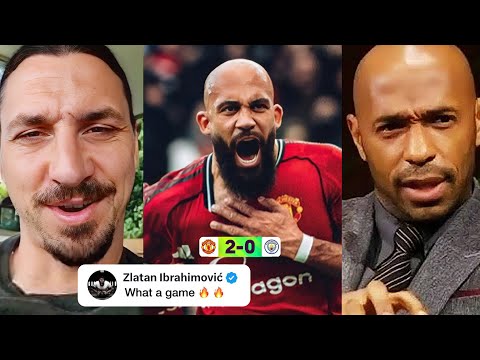 FAMOUS REACTION ON MAN UTD 2-0 WIN vs MANCHESTER CITY | Manchester United 