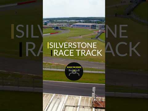 Silverstone circuit drone aerial short