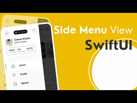Side Menu / Hamburger Menu View In SwiftUI