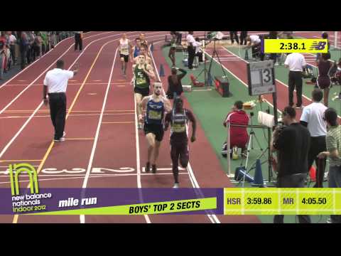 Boys Mile Section 2 - New Balance Indoor Nationals 2012