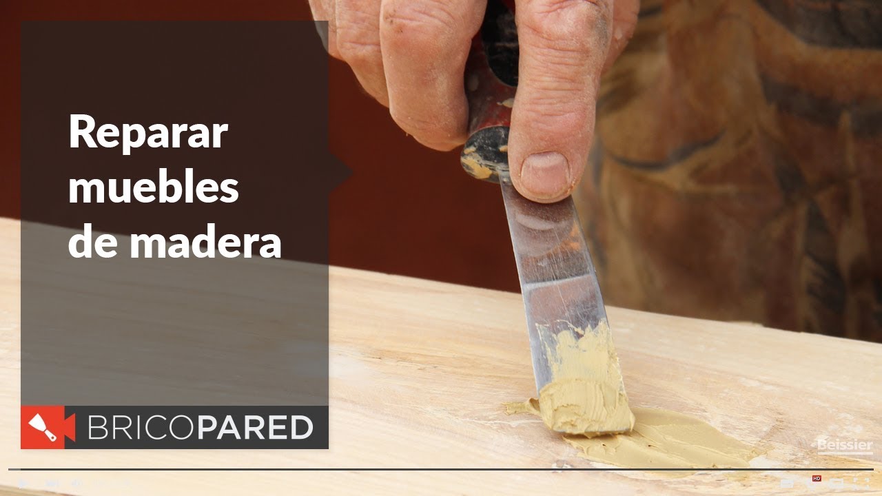 Reparar muebles de madera