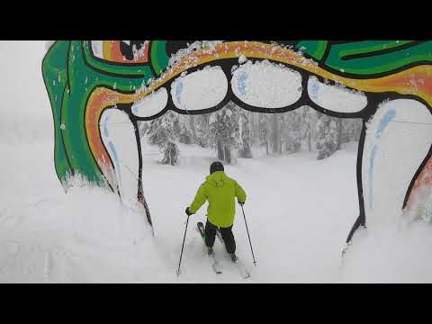 Big White Scavenger Hunt Clue 8 Dad your going the Wrong Way !