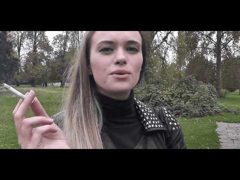 19yo Newly Addicted Smoker Gintare: 4 Scenes Including Interview Sequence!