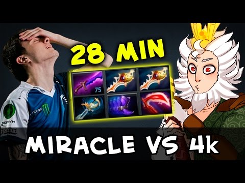 Miracle vs 4k — double Rapier on 28 min