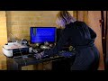 Angry Cinema Office Worker Destroys Computer