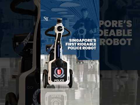 Singapore’s first rideable police robot!