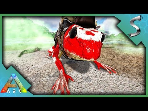 THIS THING CAN KNOCK ANYTHING OUT? DART FROG TAMING! - Ark: Jurassic Park [E16]