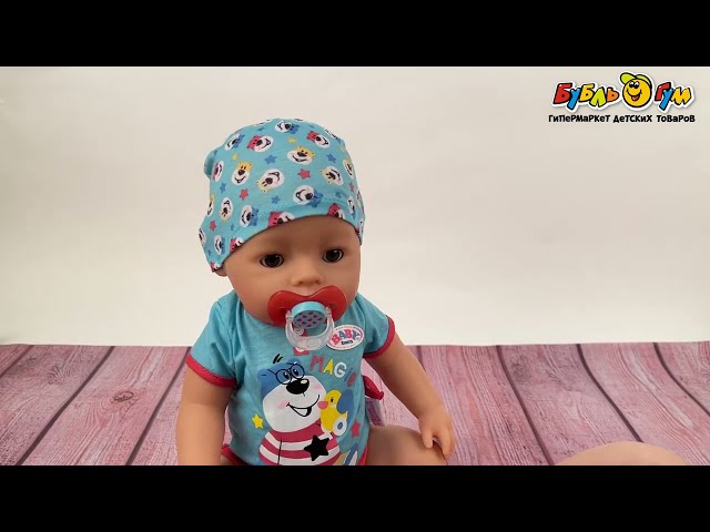 Пупс Baby born Soft touch интерактивный магические глазки с 3лет - видео