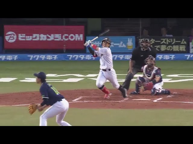 【1回裏】風も味方につけた!! マリーンズ・鈴木 3ランホームラン!! 2017/6/9 M-S