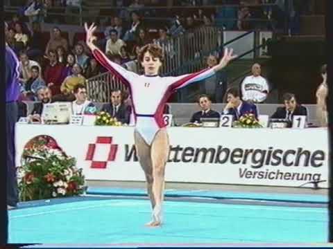 Karine Boucher (FRA) - DTB Cup 1989 - Floor Exercise Final