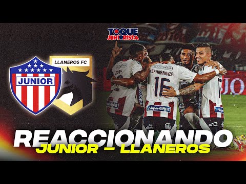 🦈 JUNIOR DE BARRANQUILLA 4-0 LLANEROS FC🔥 ¡POR EL LIDERATO! 🎙️ RUEDA DE PRENSA EN VIVO