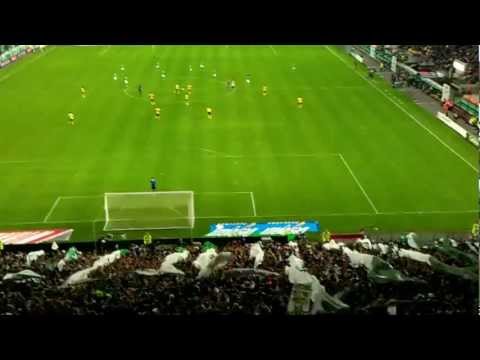 Le retour de Janot dans le nouveau Kop Nord ASSE Sochaux 1-0 2012