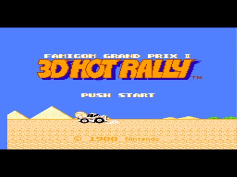 [NES] Famicom Grand Prix II: 3D Hot Rally: Kattobi Course 3 All