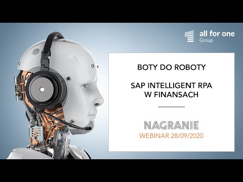 Boty do roboty – SAP RPA w finansach